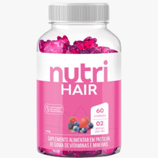 Nutri Hair Suplemento para cabelo , Pele e unhas 60 gomas