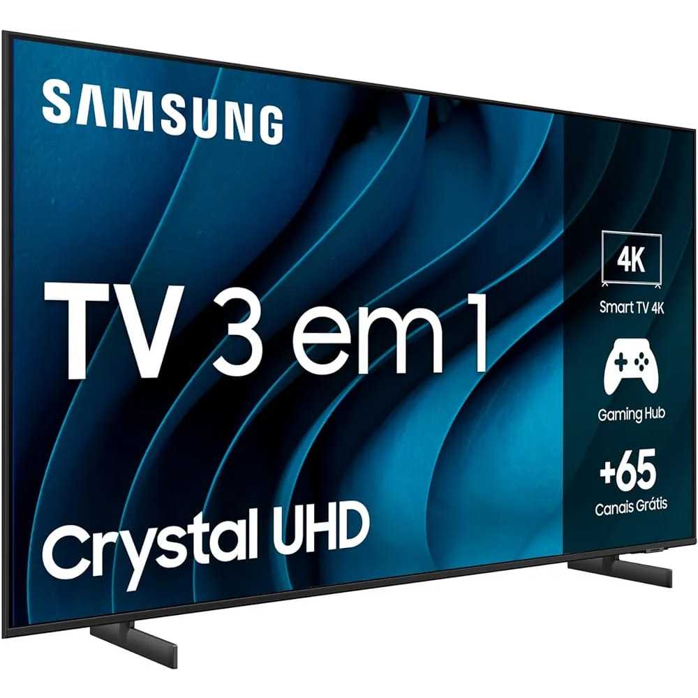Samsung Smart TV Crystal 55" 4K UHD CU8000 - Alexa built in, Samsung Gaming Hub, Painel Dynamic Crystal Color