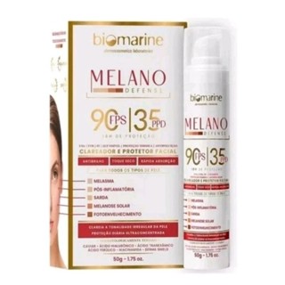 Melano Defense - Clareador de Manchas e Protetor Solar FPS 90 50g - Biomarine