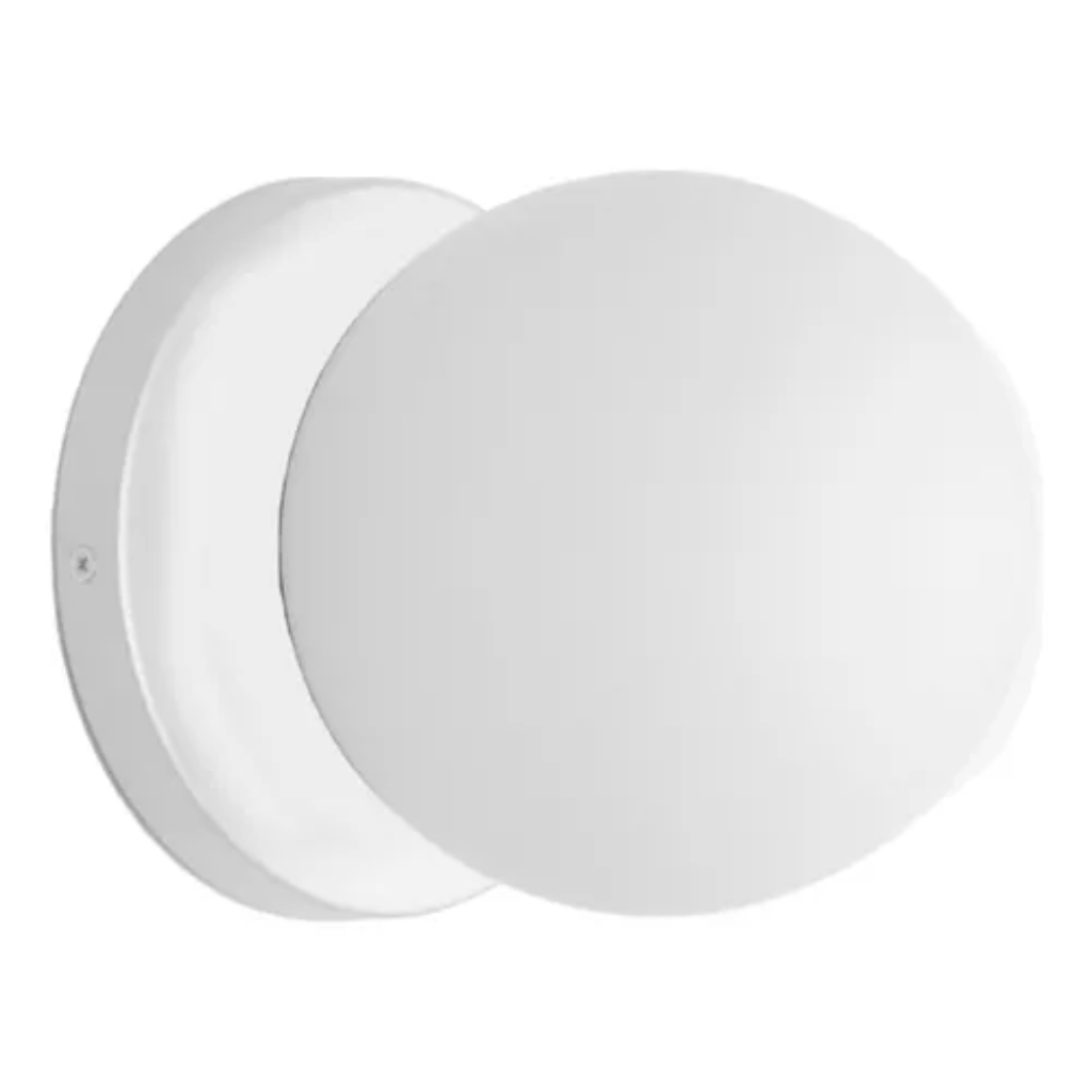 Arandela Slim Globo 10 Jabuticaba Branco Fosco
