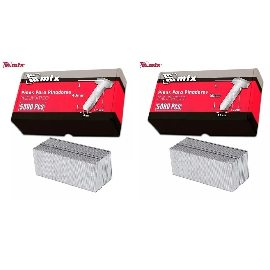 Pinos Para Pinadores Pineumático 40 e 50 Mm Emalagem Com 10.000 Pinos Mtx