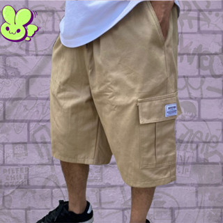 Bermuda Cargo Maculina Larga Bolso Lateral Tecido Sarja Skate Streetwear Oversized lançamento