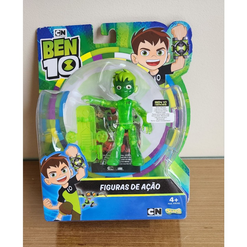 Boneco Ben 10 Boneco Glitch Fora Do Omnitrix Sunny