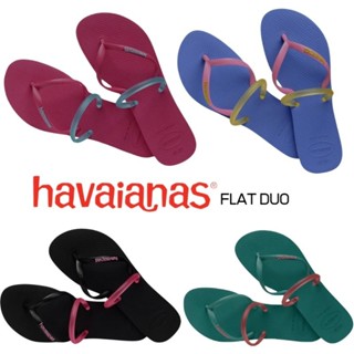 Chinelo Havaiana Flat Duo Feminina Rasteirinha Slim