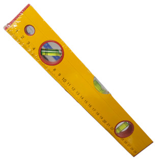 Nivel de Aluminio 3 Bolhas Com medidas Centimetros Regua