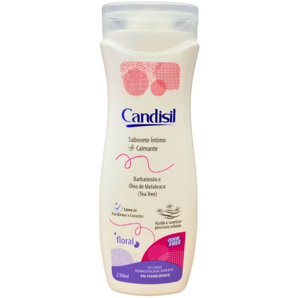 Sabonete Íntimo Candisil Calmante Óleo De Melaleuca Floral 230ml Demazon Higiene Íntima
