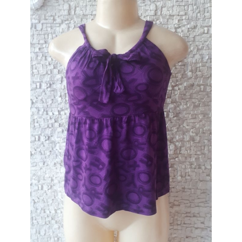 Blusa roxa Roxy verão moda fashion