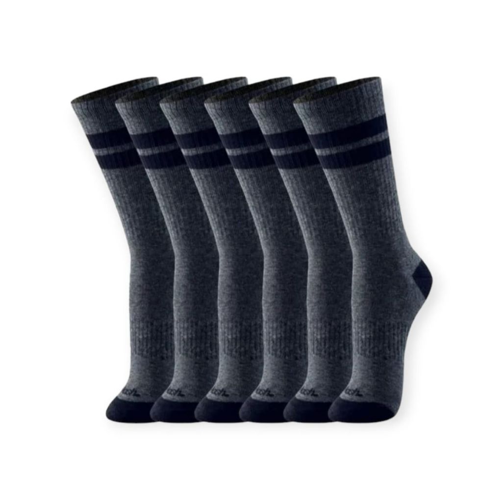 Kit 6 Pares Meia Esportiva Cano Longo Mash Ref:211.08