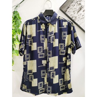Camisa Floral Havaiana Praia Verão Masculino Manga Curta De Botão Tecido Viscose
