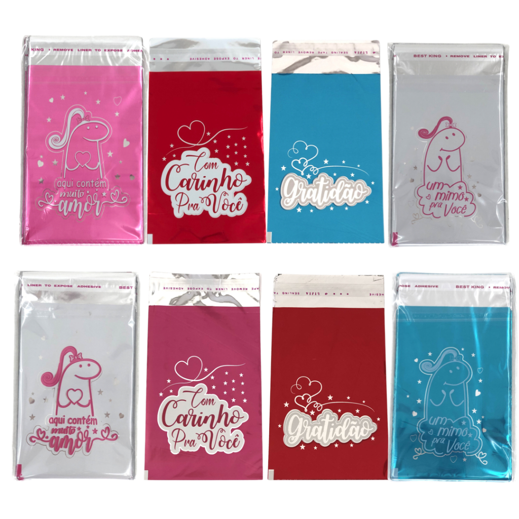 Sacos Metalizados Adesivados 10x15cm 100un em Oferta na Shopee