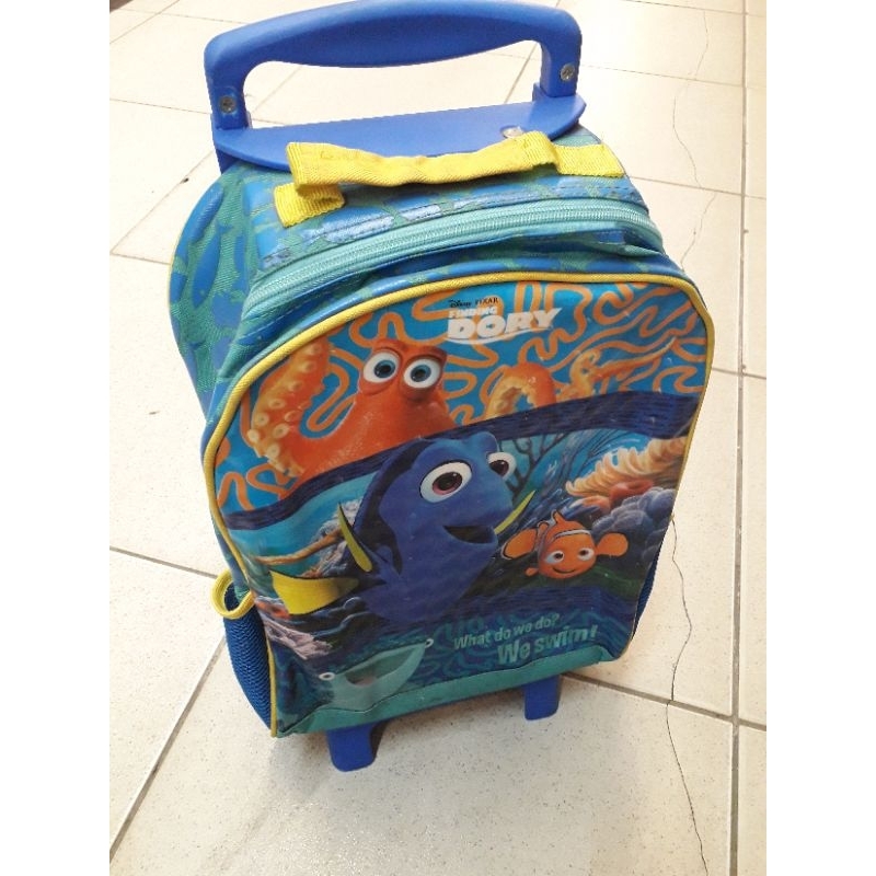 Mochila antiga vintage Disney Procurando Dory