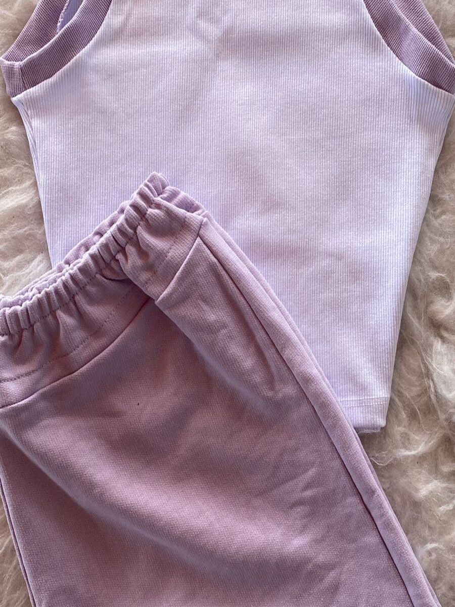 Conjunto Fabi bermuda feminina mais blusinha em Ribana
