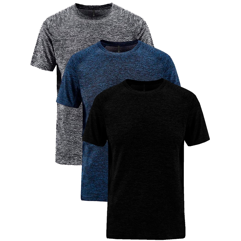 Kit 3 Blusas Camisas Camisetas Masculina Dry Tec Shirt Fit Treino Academia em Oferta na Shopee