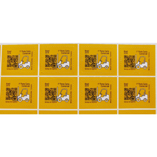 Kit com 10 Selos para Cartas Correios