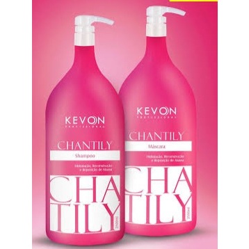 Kit de Hidratação Chantily Kevon Cosméticos- SHAMPOO E MÁSCARA - 2,5L