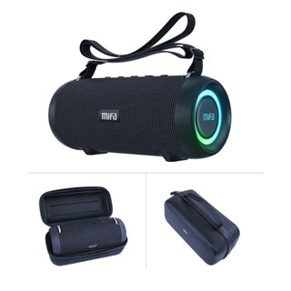Caixinha de Som Bluetooth Mifa A90 original Ipx8 Prova d’água com 30 horas de duração e lad no ritmo da música