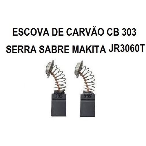 Escova de Carvão Cb 303 Serra Sabre Jr3060t Makita - Par
