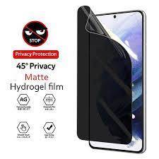 Pelicula Privacidade Ceramica Fosca 9D Samsung Galaxy A54 5G Hydrogel Privativa Anti Espião Matte Spy