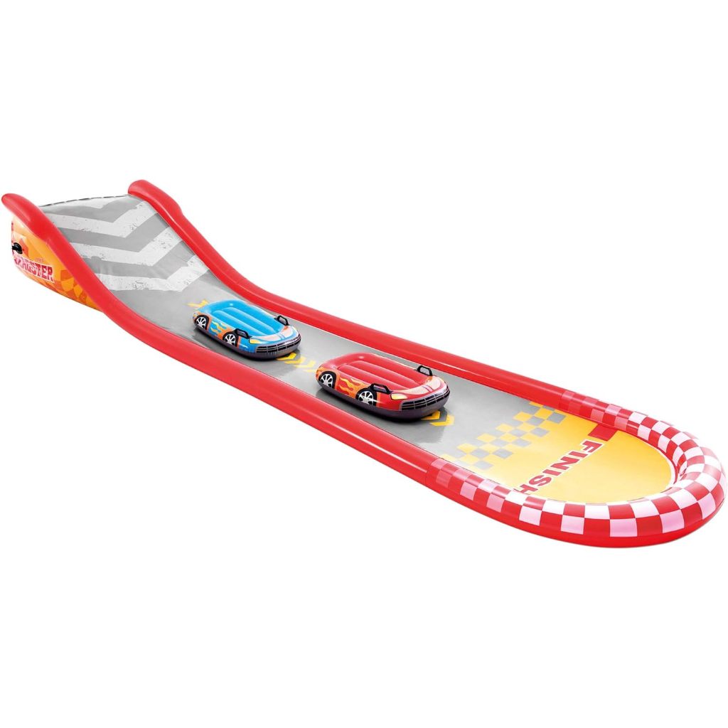 Super Escorregador Intex Racing Car Infantil Inflável Grande