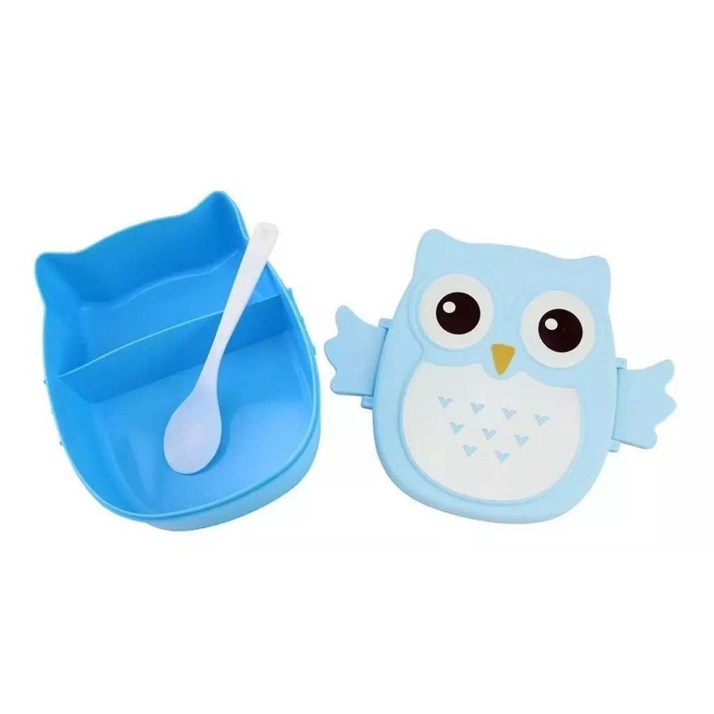 Marmita Pote Para Lanche Lancheira Marmitinha vai no Microondas De AlmoçoArmazenamento Lancheira Infantil Bonita Coruja