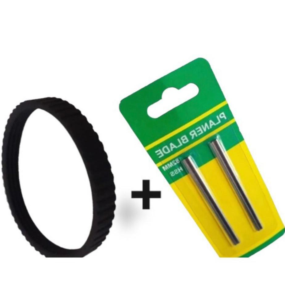 Facas Da Plaina Lâminas 82mm + Correia Para Plaina Mondial