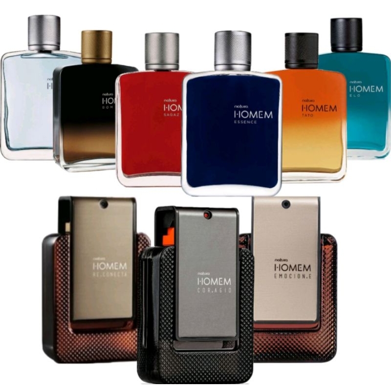Oferta - Promoção Perfumes Linha Homem Natura - Desodorante Colônia e Deo Parfum 100ml.