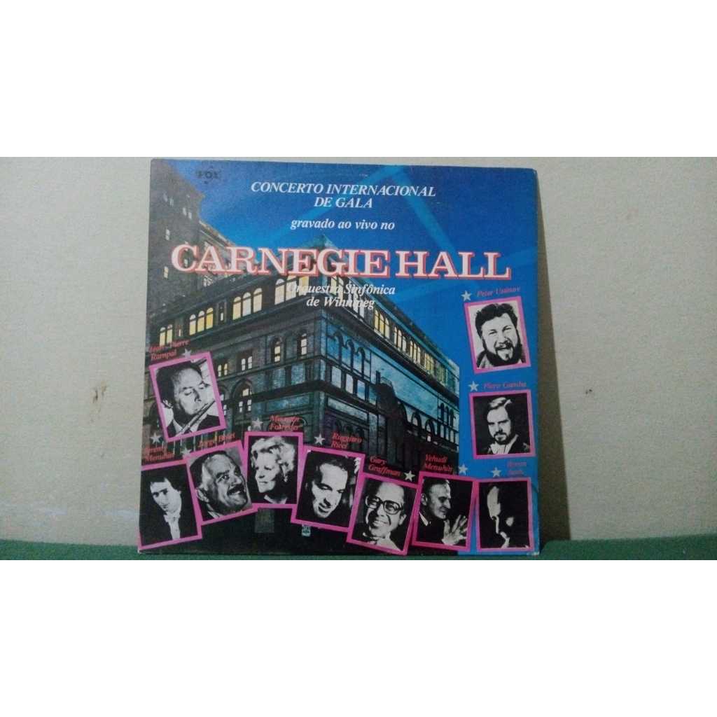 Lp Concerto Internacional De Gala Carnegie Hall
