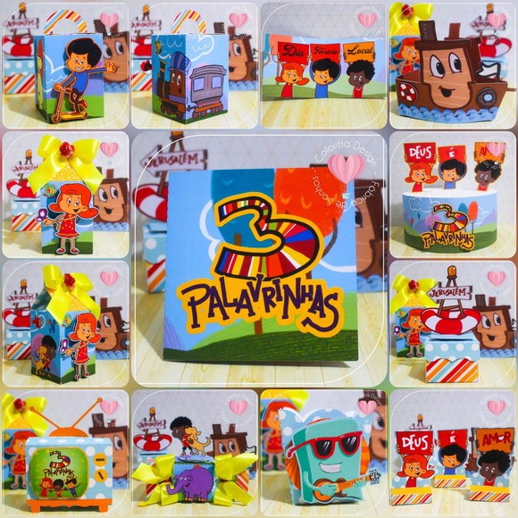 LEMBRANCINHAS 3 PALAVRINHAS, CAIXINHAS PERSONALIZADAS 3 PALAVRINHAS, CAIXA MILK