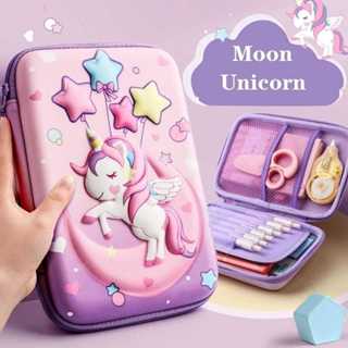 Estojo De Lápis De EVA Infantil Com Desenho Sereia Boneca Coelho 3D Multifuncional Grande Capacidade em Oferta na Shopee