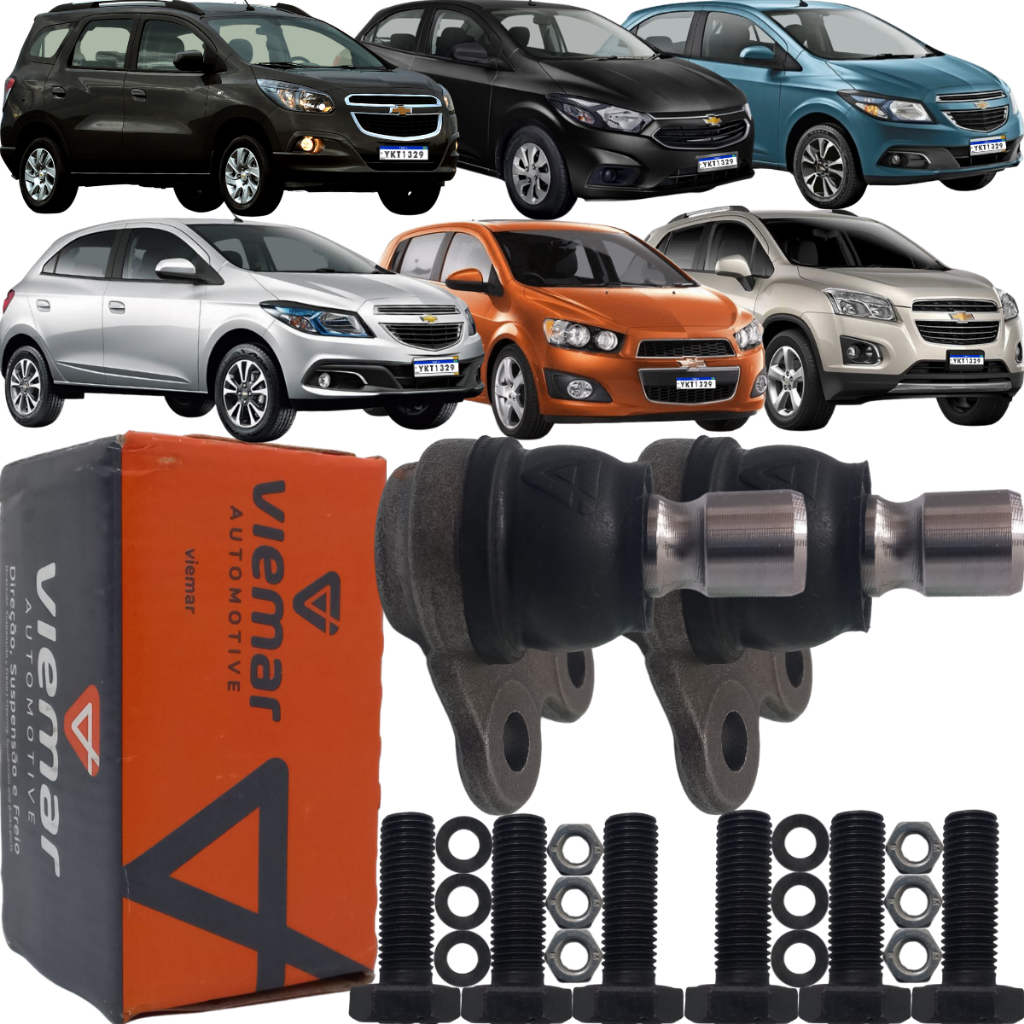 Par Pivô Inferior da Bandeja Viemar Cobalt Joy Onix Prisma