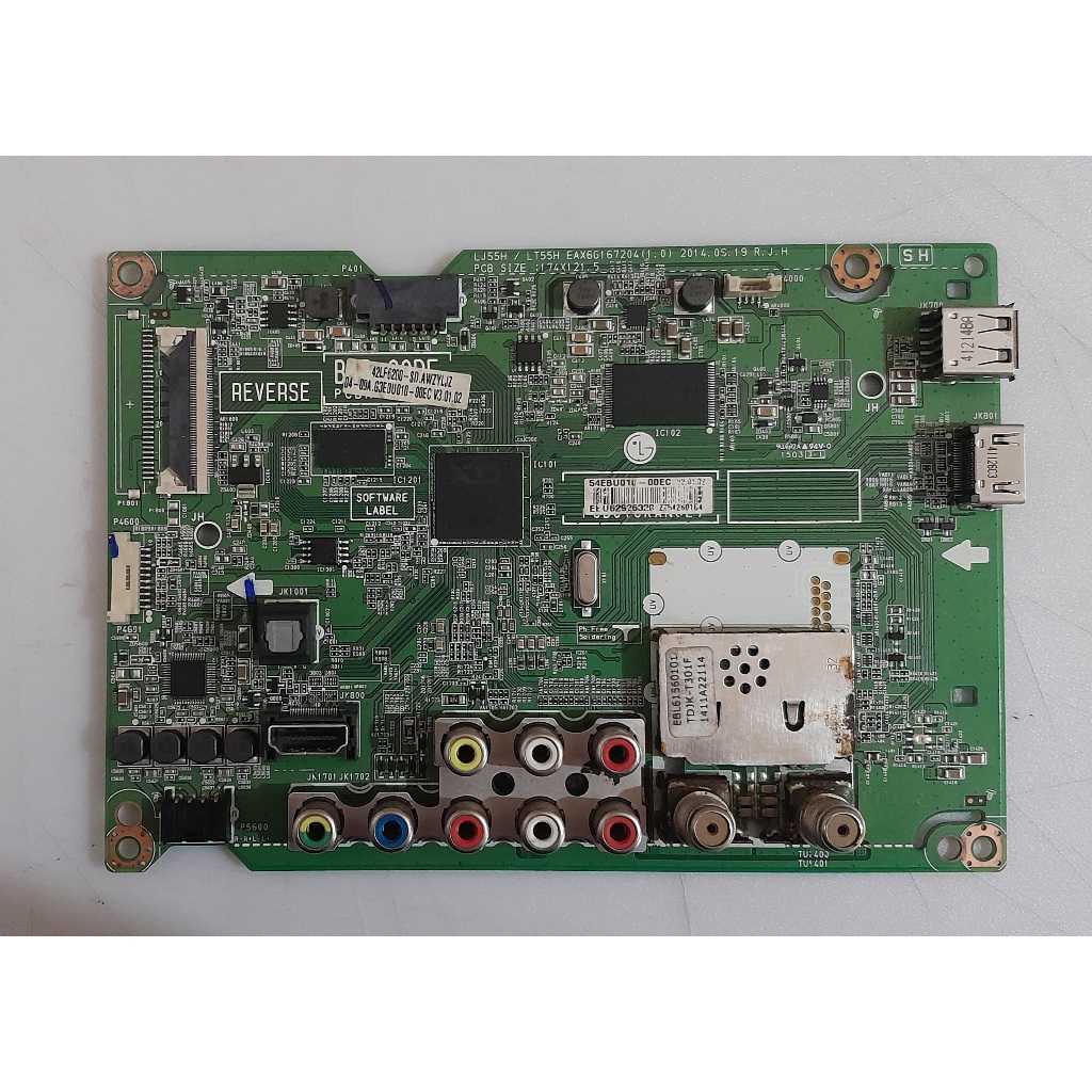 PLACA PRINCIPAL TV LG 42LF6200 - CÓD. EAX66167204(1.0)