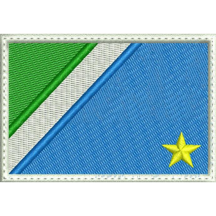5 patch bandeiras 1 Paraná, 1 Mato Grosso do Sul, 1 Mato Grosso, 1 Goiás, 1 Paraguai