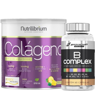 Colágeno hidrolisado Verisol Ácido Hialurônico Coq10 200g + Vitaminas do Complexo B