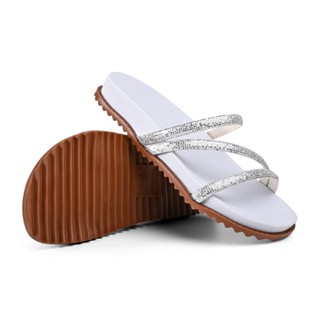 Papete Feminina Strass Sandália Confortável Envio Imediáto