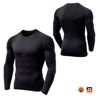 Camisa Térmica Proteção Uv 50+ Segunda Pele Camiseta Malha Fria Unissex Manga Longa