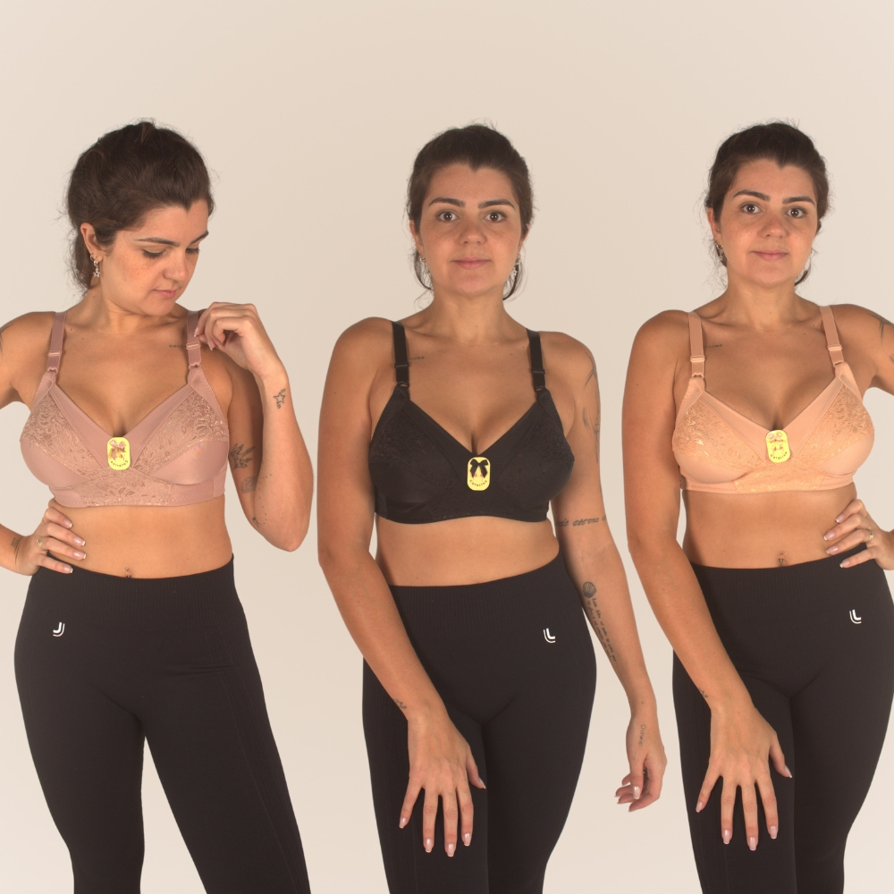 Kit 2 Sutia Princesa Catarina Com Sustentacao Reforcado Tamanho Plus Size  Com Alca Ajustavel