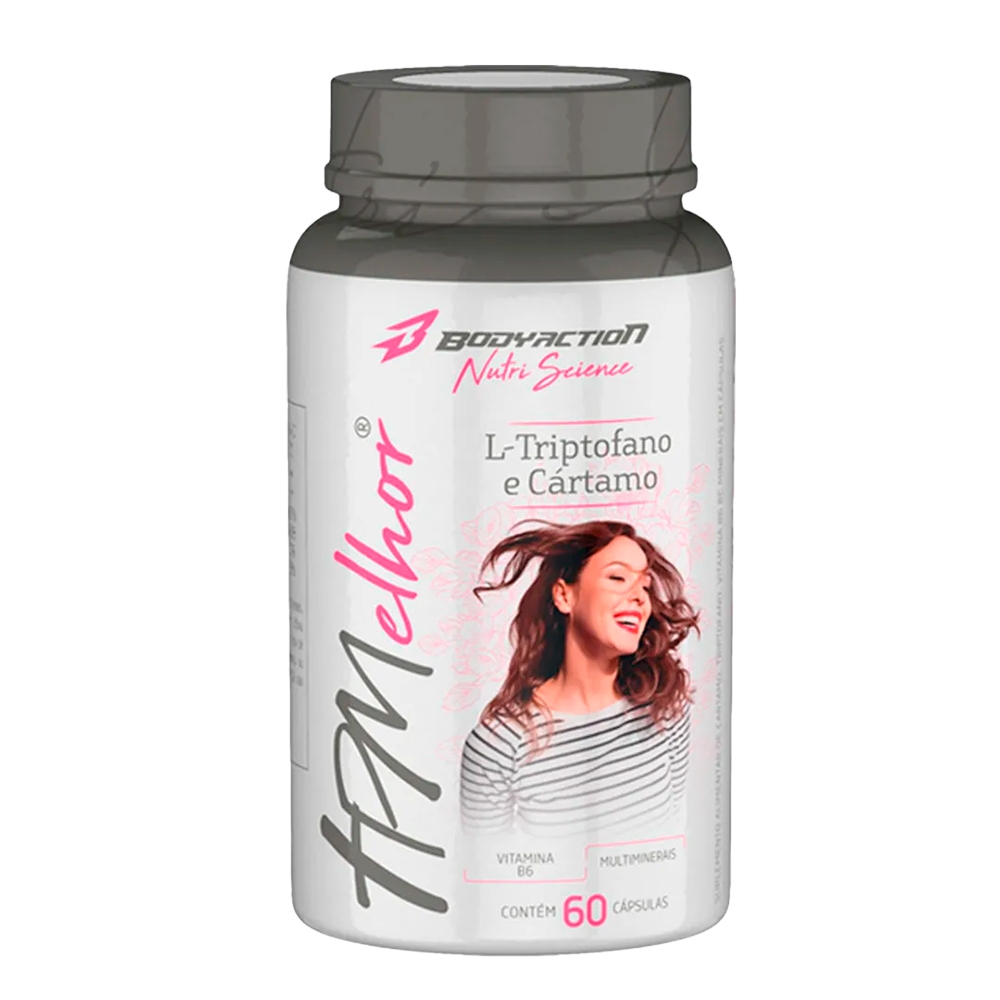 TPMelhor com L-Triptofano e Cártamo 60 Cápsulas Bodyaction