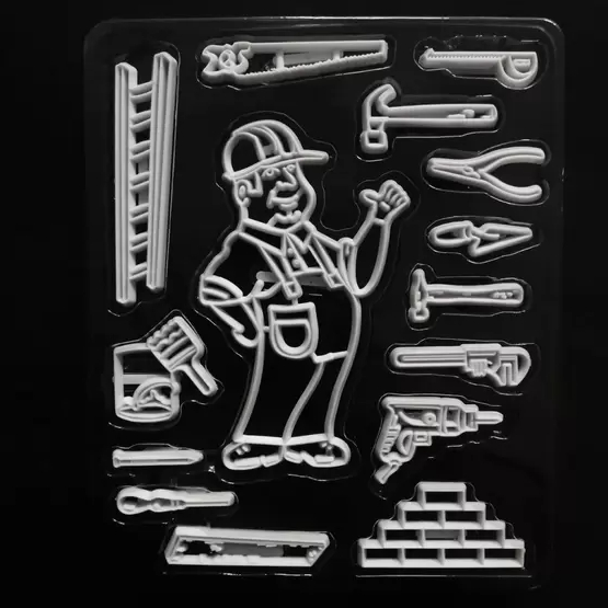 Cortador Engenheiro Ferramentas de Construção Artigo de Cozinha Confeitaria - C4831