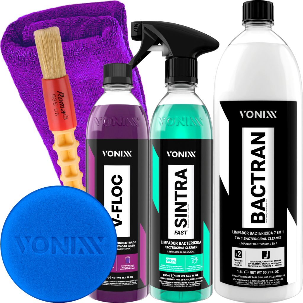 Kit Shampoo V-Floc Sintra Fast Bactran Limpador Bactericida Vonixx em Oferta na Shopee