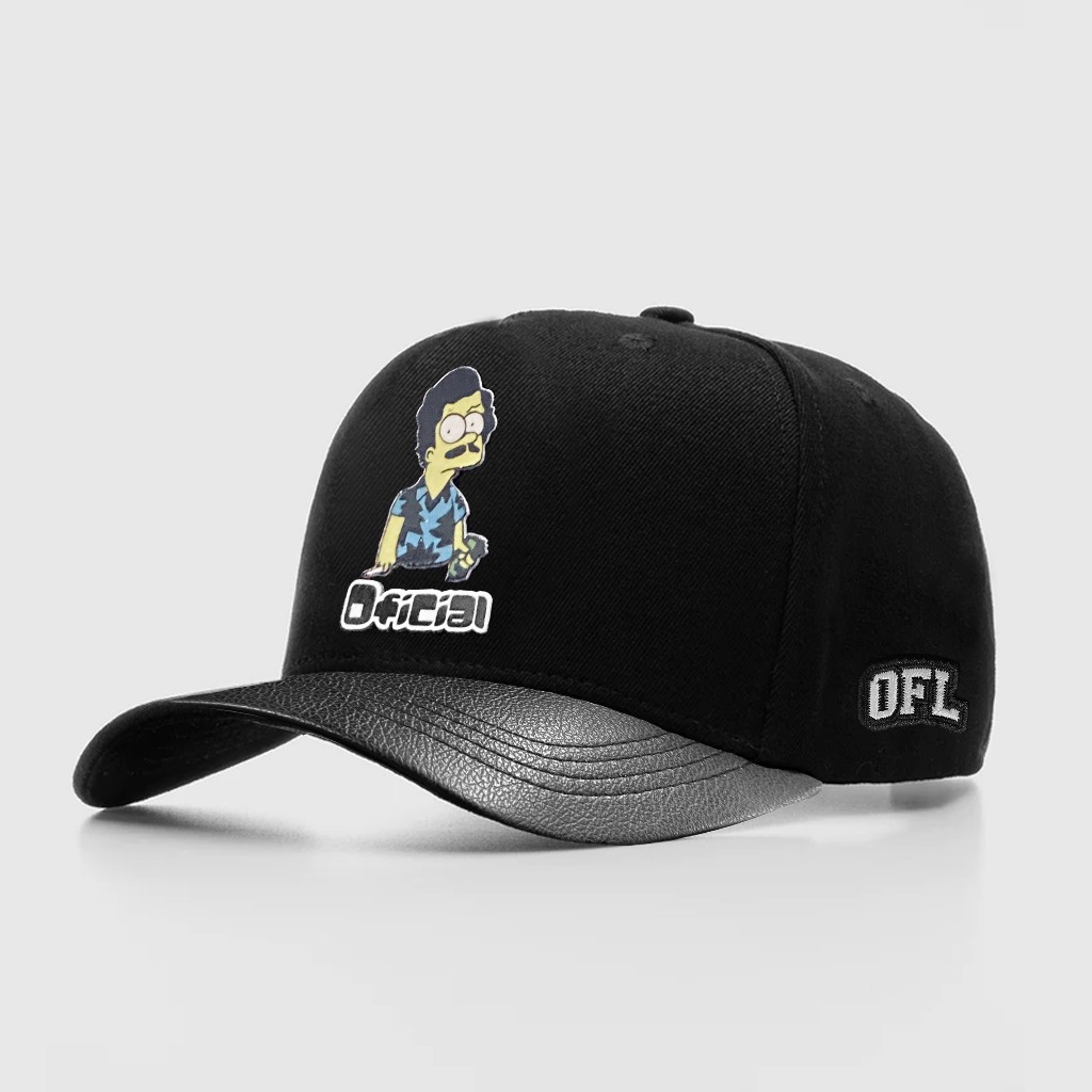Boné Snapback Aba Curva OFL Escobar Black