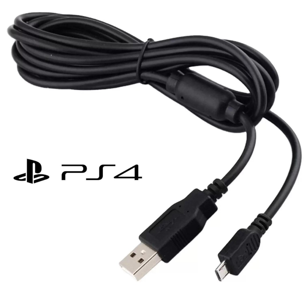 Cabo Carregador Controle Ps4 playstation 4 Play 4 Com Filtro V8 Micro Usb 1.50M