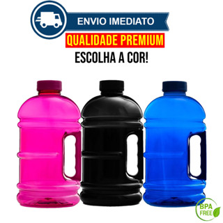 Kit 3x Galões 2 Litros de Água Garrafa com Alça Squeeze Anti-Vazamentos Envio em 24h