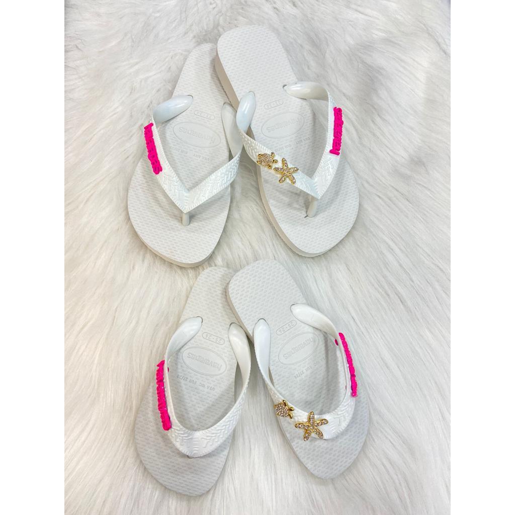 Combo Chinelo Havaianas TOP Personalizada Mãe e Filha