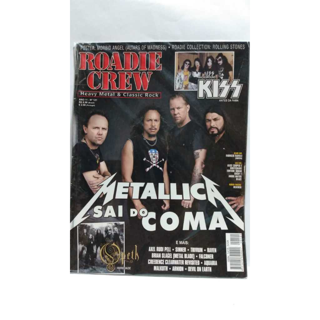 Revista de rock heavy metal revista Roadie Crew Metallica
