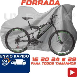 Capa Bicicleta Aro 20 até 29 Forrada Impermeável Proteção UV em Oferta na Shopee