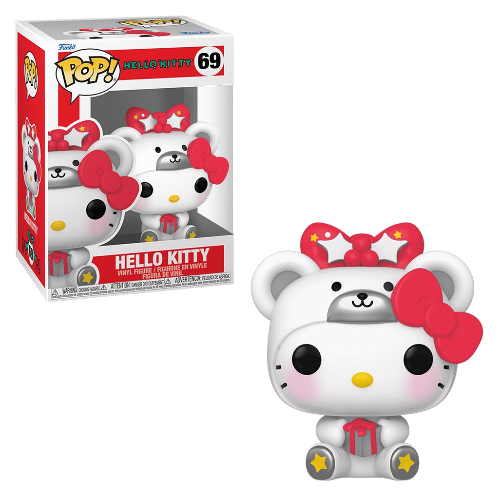FUNKO POP HELLO KITTY - HELLO KITTY IN POLAR BEAR OUTFIT 69 NOVO ORIGINAL