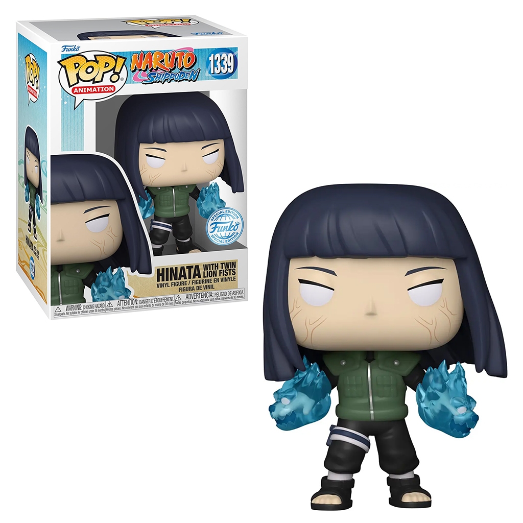 FUNKO POP ANIMATION NARUTO SHIPPUDEN EXCLUSIVE - HINATA WITH TWIN LION FISTS 1339 NOVO ORIGINAL em Oferta na Shopee
