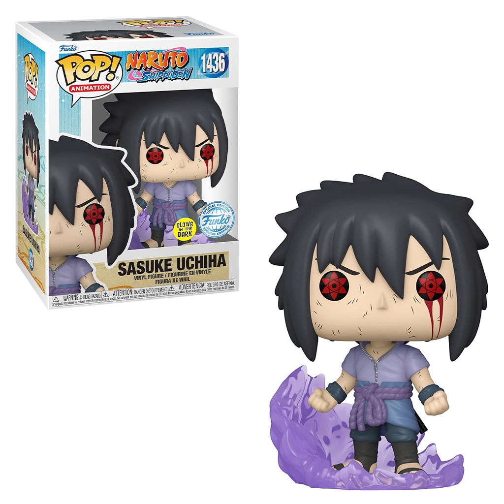 FUNKO POP ANIMATION NARUTO SHIPPUDEN EXCLUSIVE - SASUKE UCHIHA GLOW (1436) NOVO ORIGINAL em Oferta na Shopee