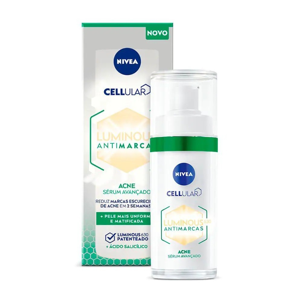 Sérum Nivea Cellular Luminous 630° Antimarcas Acne 30ml