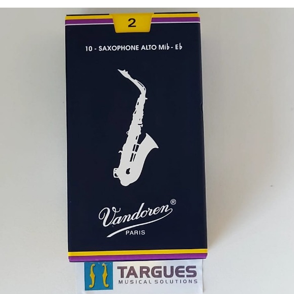 PALHETA TRADICIONAL 2 P/ SAX ALTO Mib-Eb SR212 VANDOREN (UNIDADE)